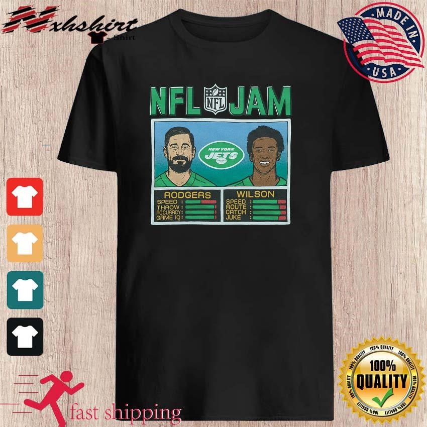 Nfl Jam New York Jets Rodgers And Wilson Shirt, hoodie, sweater