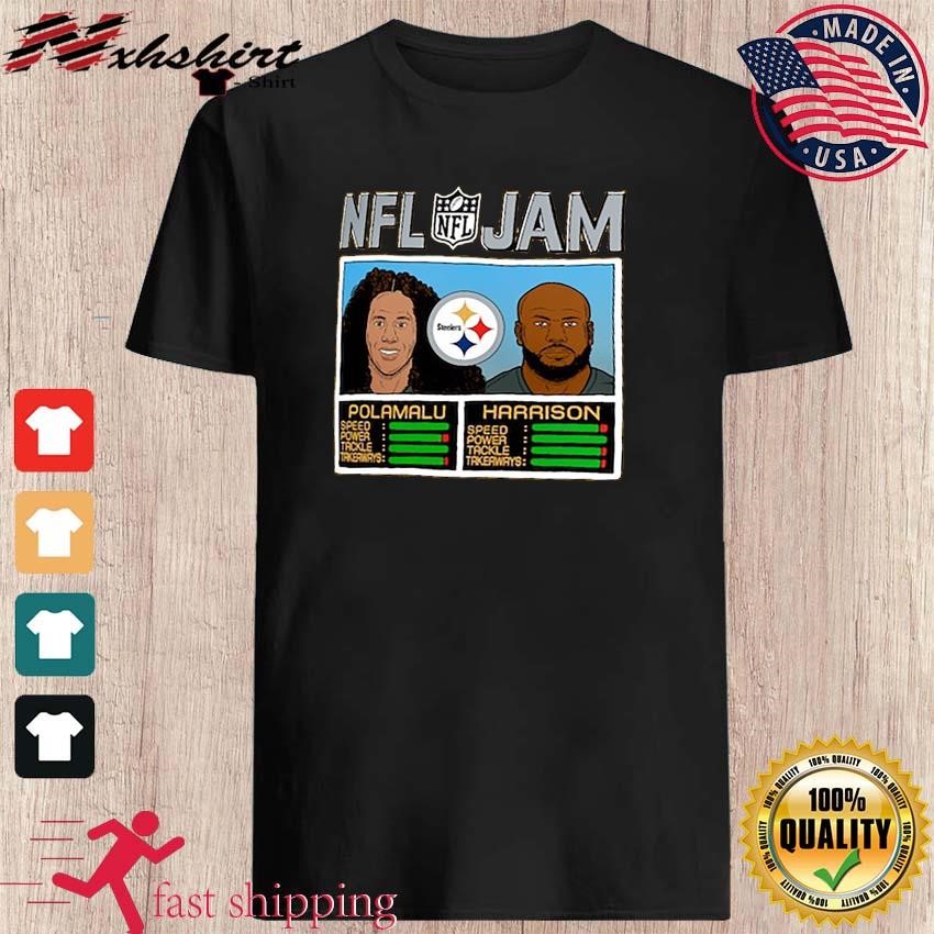 NFL Team Apparel James Harrison Pittsburgh Steelers Jersey T-Shirt