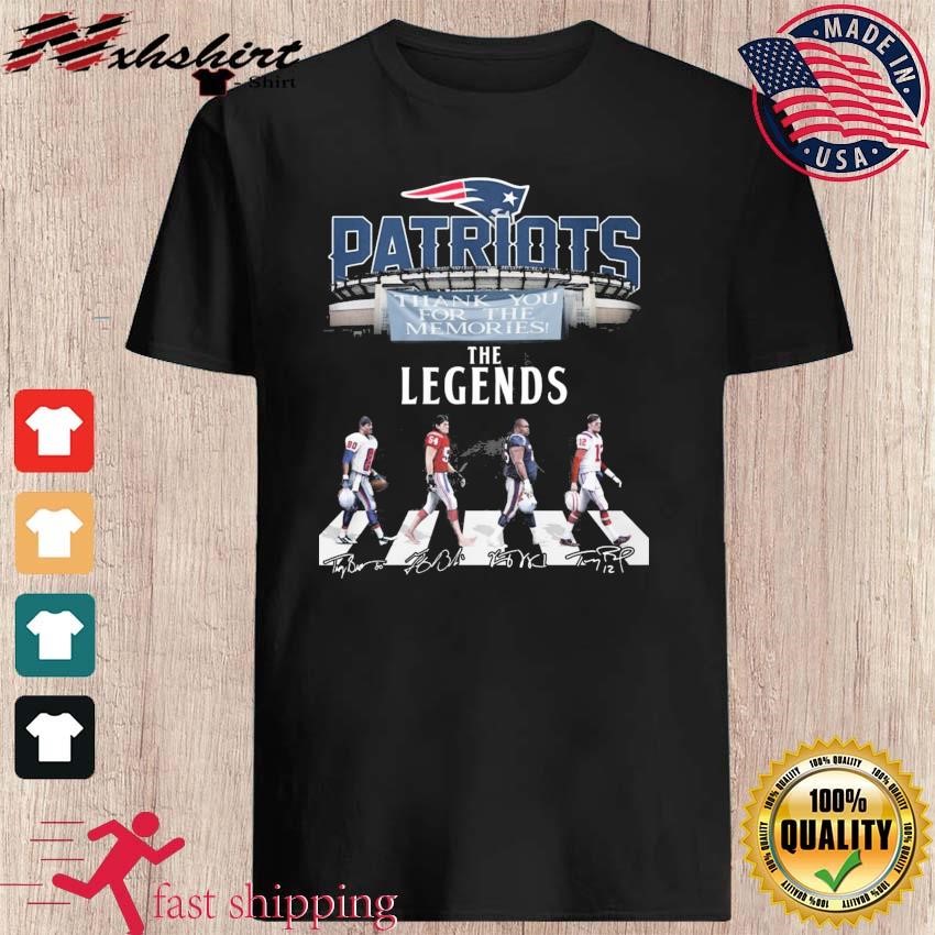 New England Patriots The Legends Abbey Road Signatures Shirt, hoodie,  sweater, long sleeve and tank top