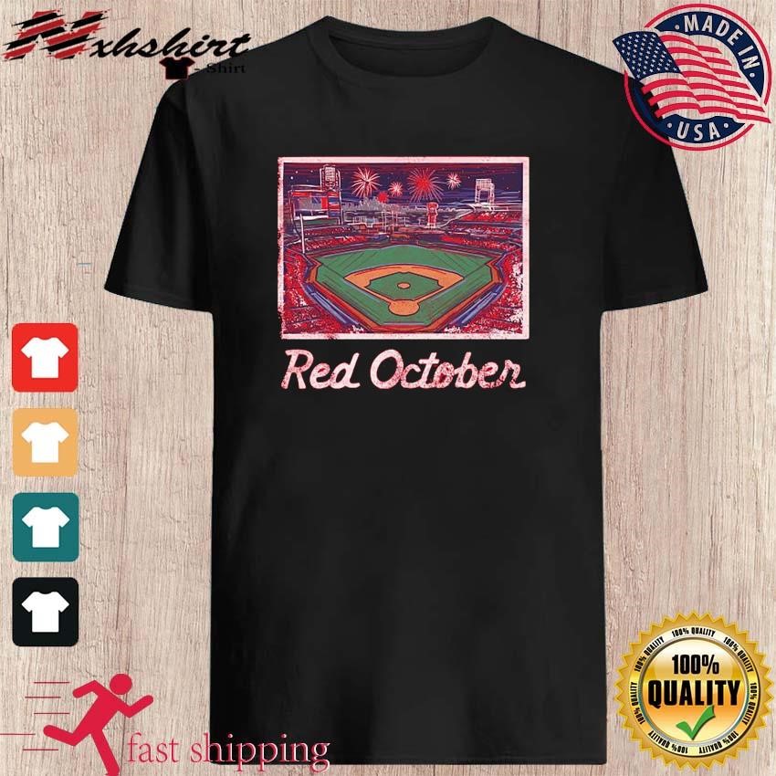 Philadelphia phillies red october we're going to the world series shirt,  hoodie, sweater, long sleeve and tank top