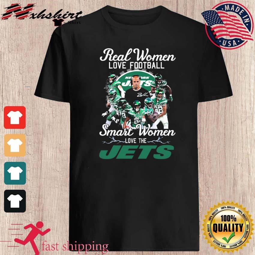 Real Women Love Football Smart Women Love The New York Jets Gameday 2023  Signatures Shirt, hoodie, sweater, long sleeve and tank top