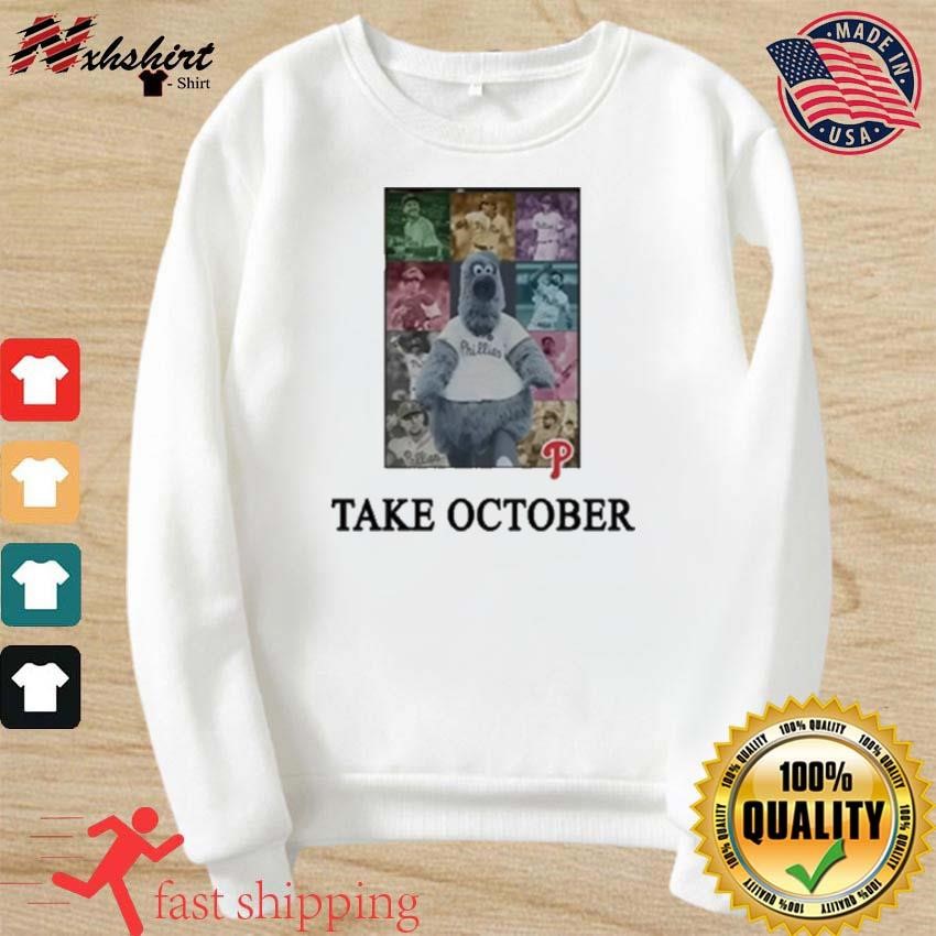 Take October Phillies Phillie Phanatic Eras Tour Shirt, hoodie, sweater,  long sleeve and tank top