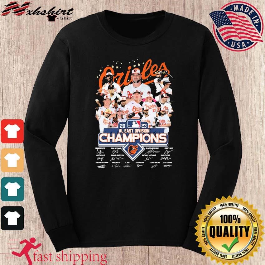 Baltimore Orioles AL East Division Champions Unisex T-Shirt, hoodie,  sweater and long sleeve