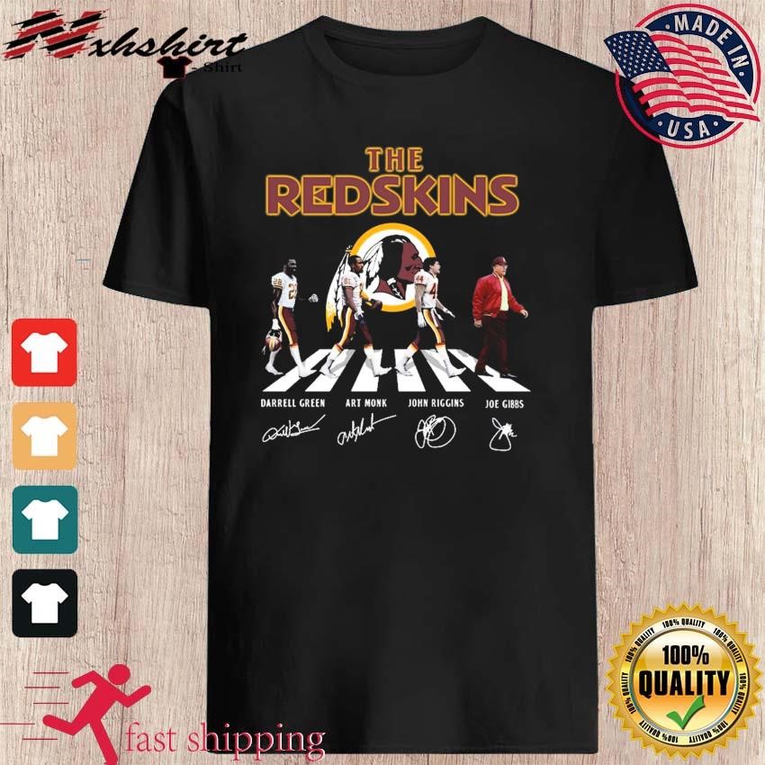 The Washington Redskins Abbey Road Signatures Shirt, The Redskins Abbey  Road And Logo Shirt, Redskins Walking Shirt hoodie, sweatshirt, longsleeve  tee