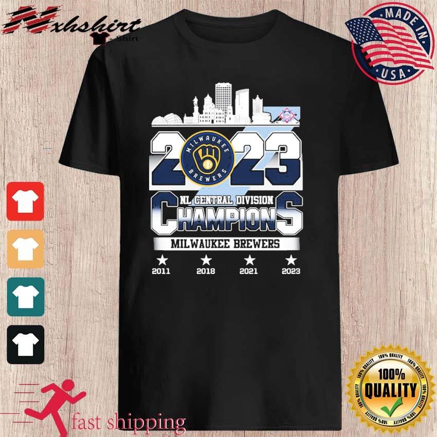 Brewers 2023 NL Central Division Champions Milwaukee Brewers Shirt, hoodie,  sweater, long sleeve and tank top