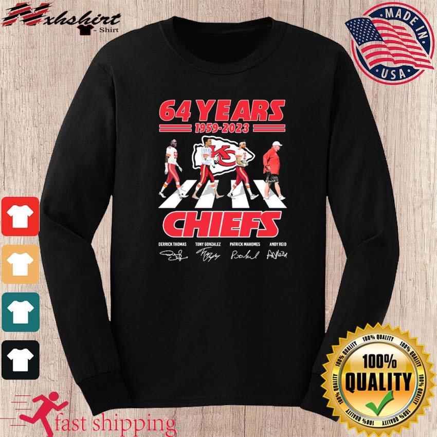 Awesome The Chiefs Abbey Road The Beatles signatures shirt, hoodie,  sweater, longsleeve t-shirt