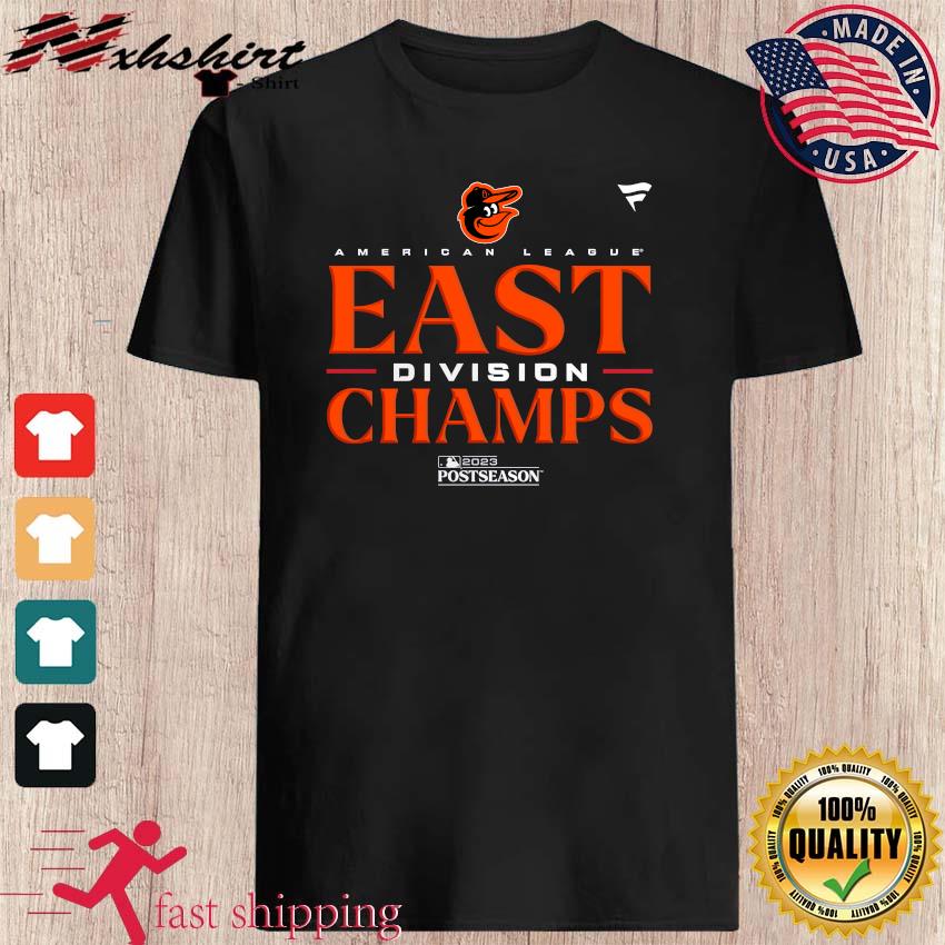 Baltimore orioles American league east Division champions 2023 shirt,  hoodie, sweater, long sleeve and tank top