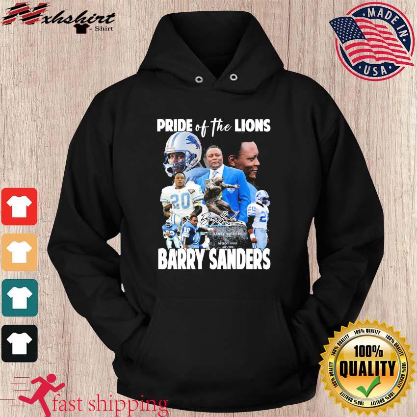 Barry Sanders Pride Of The Detroit Lions Signature Shirt, hoodie