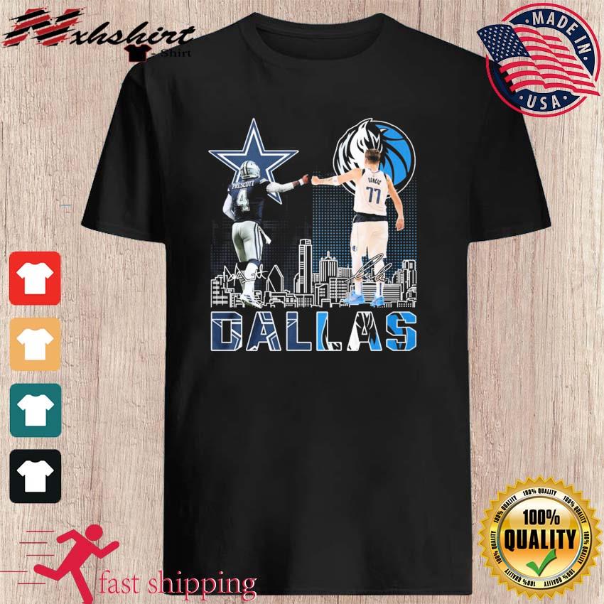 Dallas Skyline Sports Dak Prescott And Luka Dončić Shirt, hoodie, sweater,  long sleeve and tank top