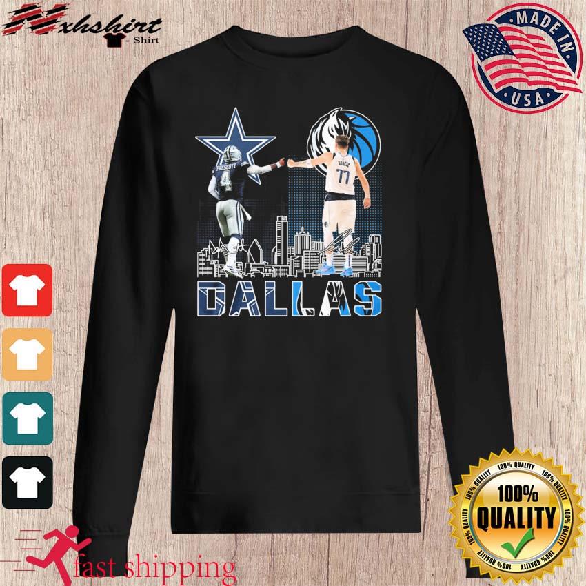 Dallas Skyline Sports Dak Prescott And Luka Dončić Shirt, hoodie, sweater,  long sleeve and tank top
