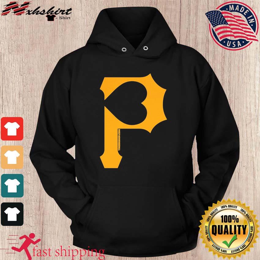 Heart Of Pittsburgh P For Pittsburgh Pirates Shirt, hoodie