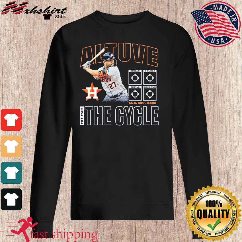 Jose Altuve Houston Astros hit for the cycle shirt, hoodie