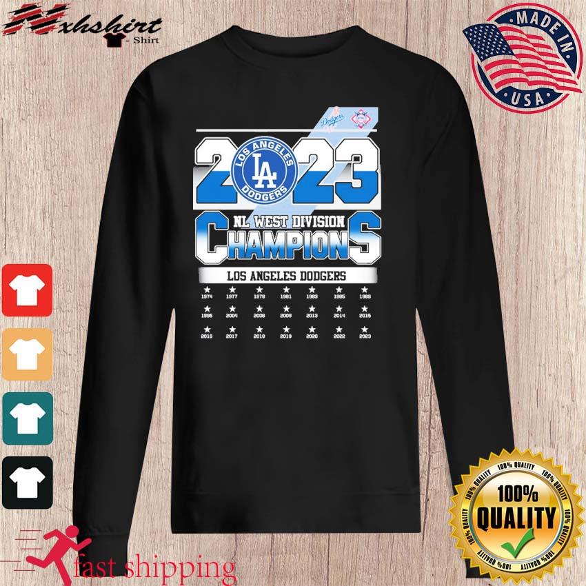 Los Angeles Dodgers 21 Time NL West Division Champions Shirt, hoodie,  longsleeve, sweater