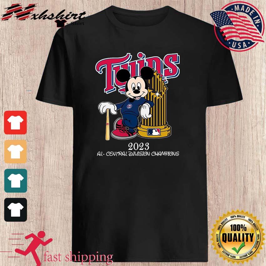 Mickey Mouse Minnesota Twins 2019 AL-Central Division Champions T