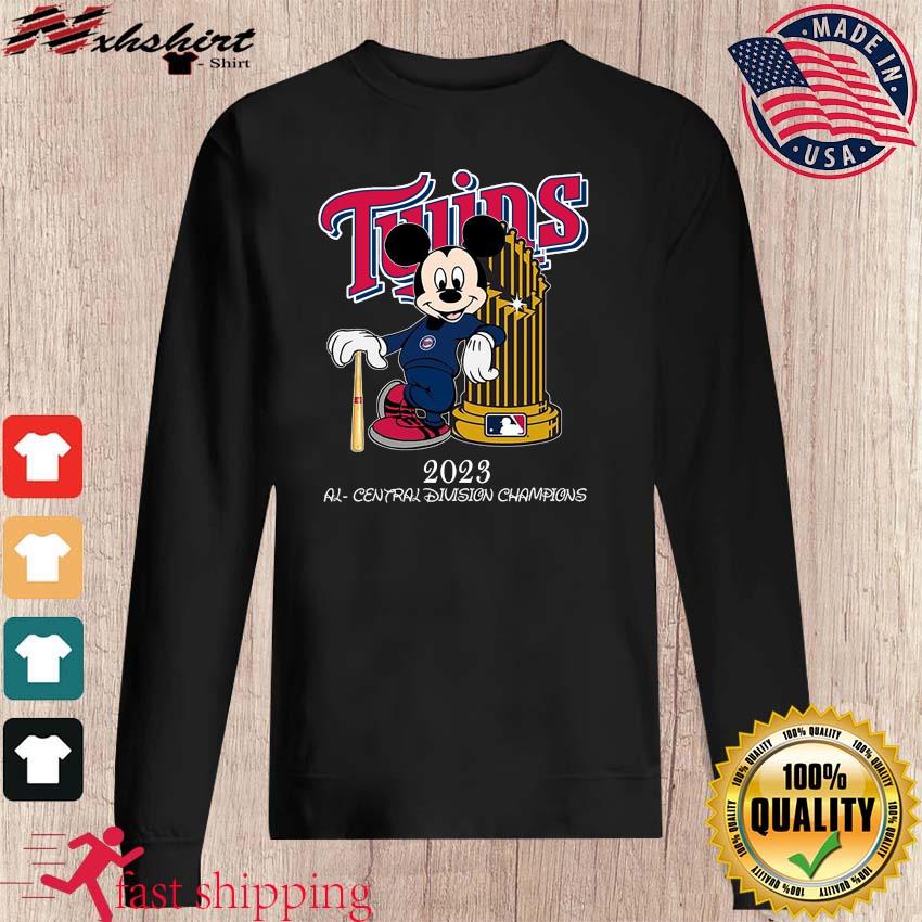 Mickey Mouse Minnesota Twins 2023 AL Central Division Champions