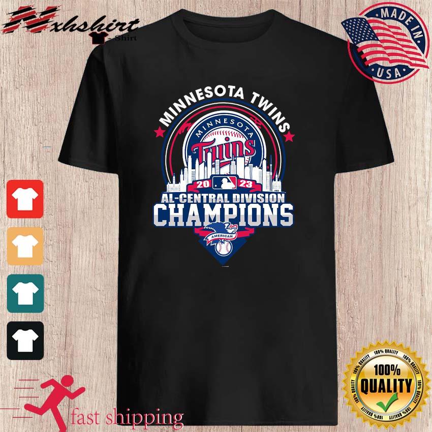 Minnesota Twins 2023 AL Central Division Champions Skyline Shirt, hoodie,  sweater, long sleeve and tank top