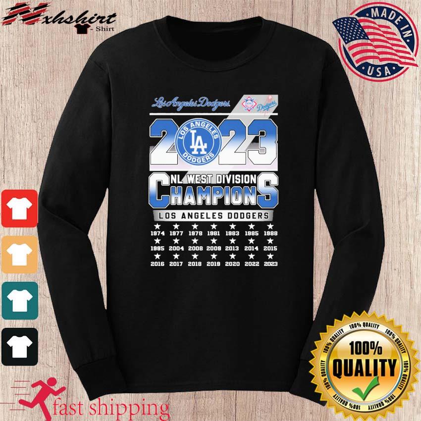 2023 Mlb Nl West Division Champions Are Los Angeles Dodgers Shirt