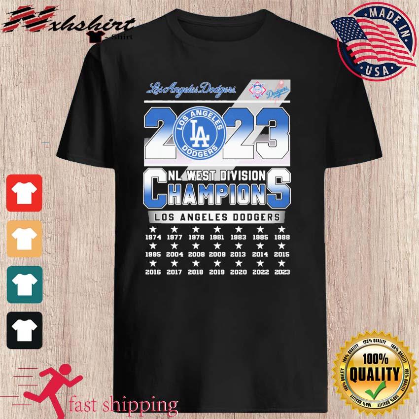 Los Angeles Dodgers Nl West Division Champions Shirt, hoodie