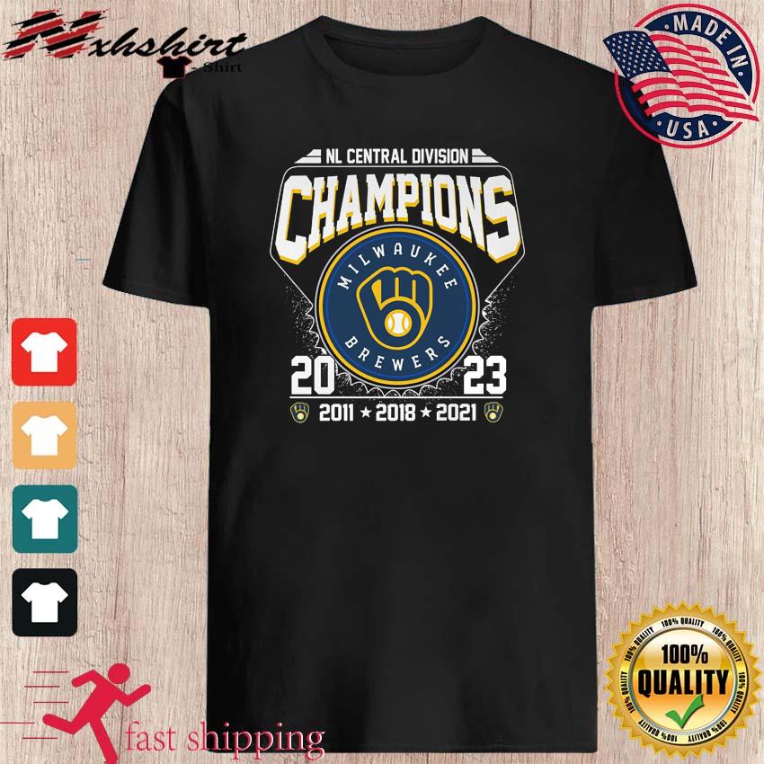 National League Central Division 2023 Champions Milwaukee Brewers