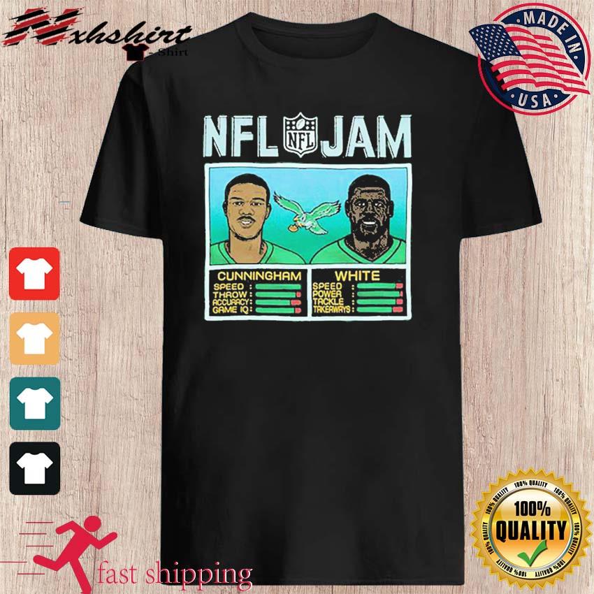 Official NFL Retired Jam Randall Cunningham & Reggie White Eagles Shirt,  hoodie, sweater and long sleeve