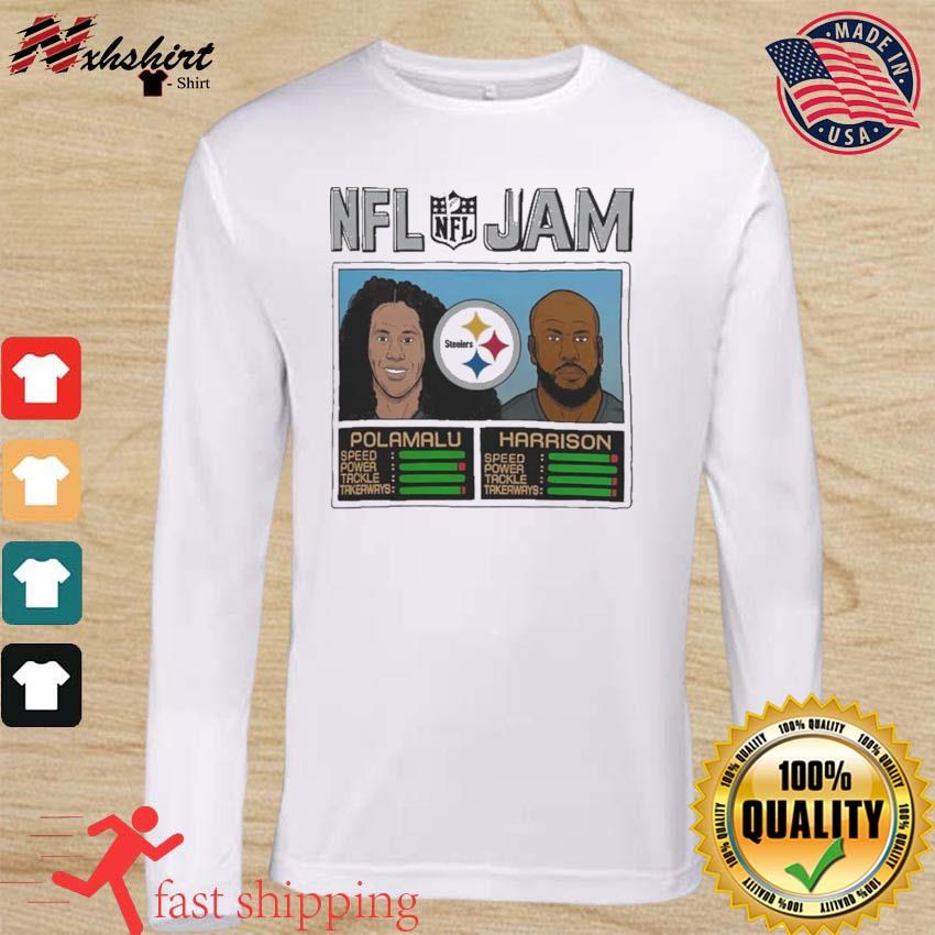 NFL Retired Jam Troy Polamalu and James Harrison Steelers shirt, hoodie,  sweater, long sleeve and tank top