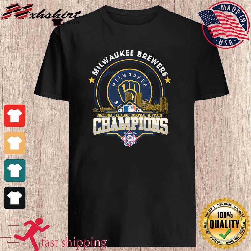 Official Milwaukee Brewers Nl Central Division Champions 2023 Logo