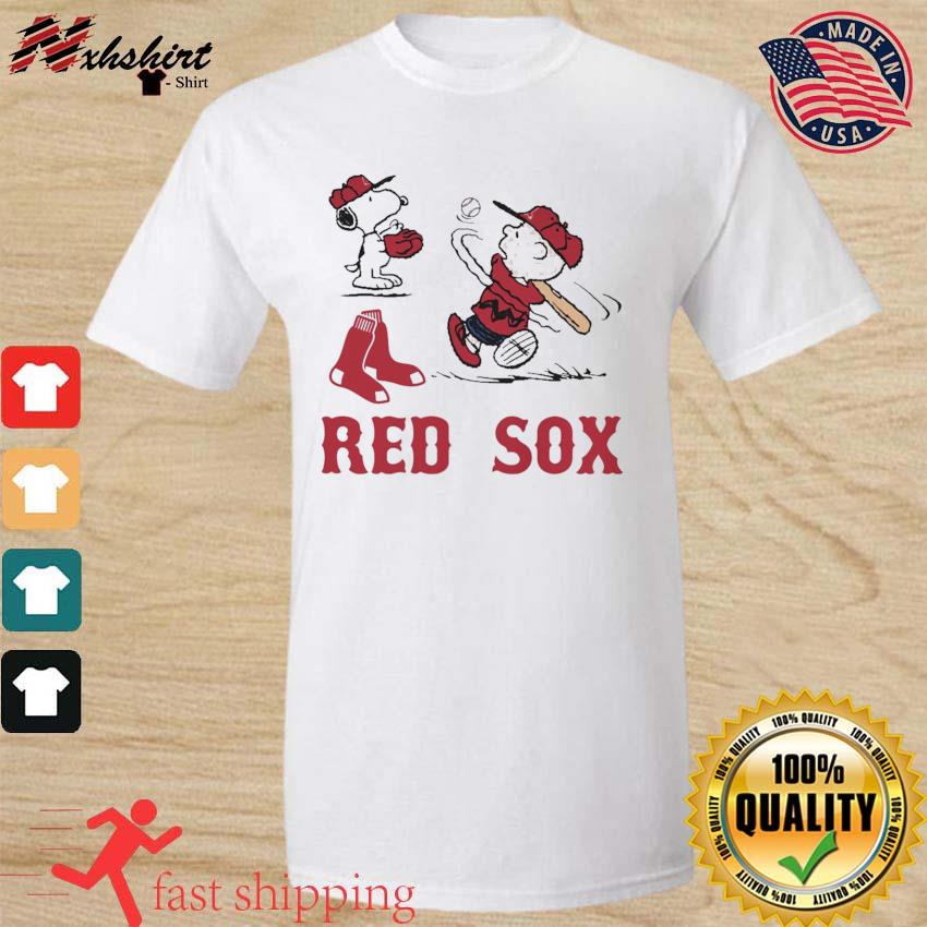 Peanuts Snoopy And Charlie Brown Playing Baseball Boston Red Sox Shirt,  hoodie, sweater, long sleeve and tank top