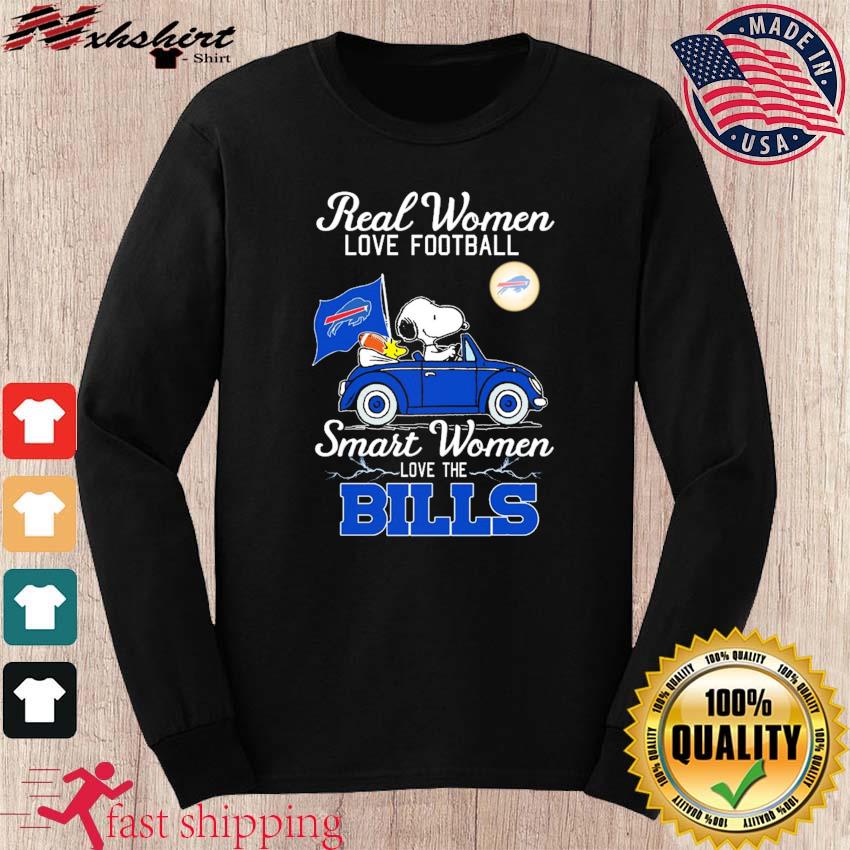 NEW 2023 Real Women Love Football Smart Women Love The Buffalo Bills Unisex  T-Shirt