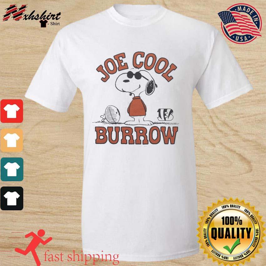 Official Peanuts X Bengals Joe Cool Burrow Snoopy Shirt, hoodie