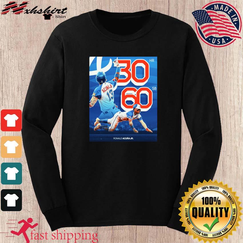 Atlanta Braves Ronald Acuna Logo Long sleeve shirt