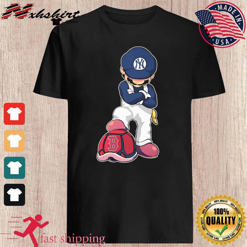 Super Mario New York Yankees Stomp Boston Red Sox Shirt, hoodie