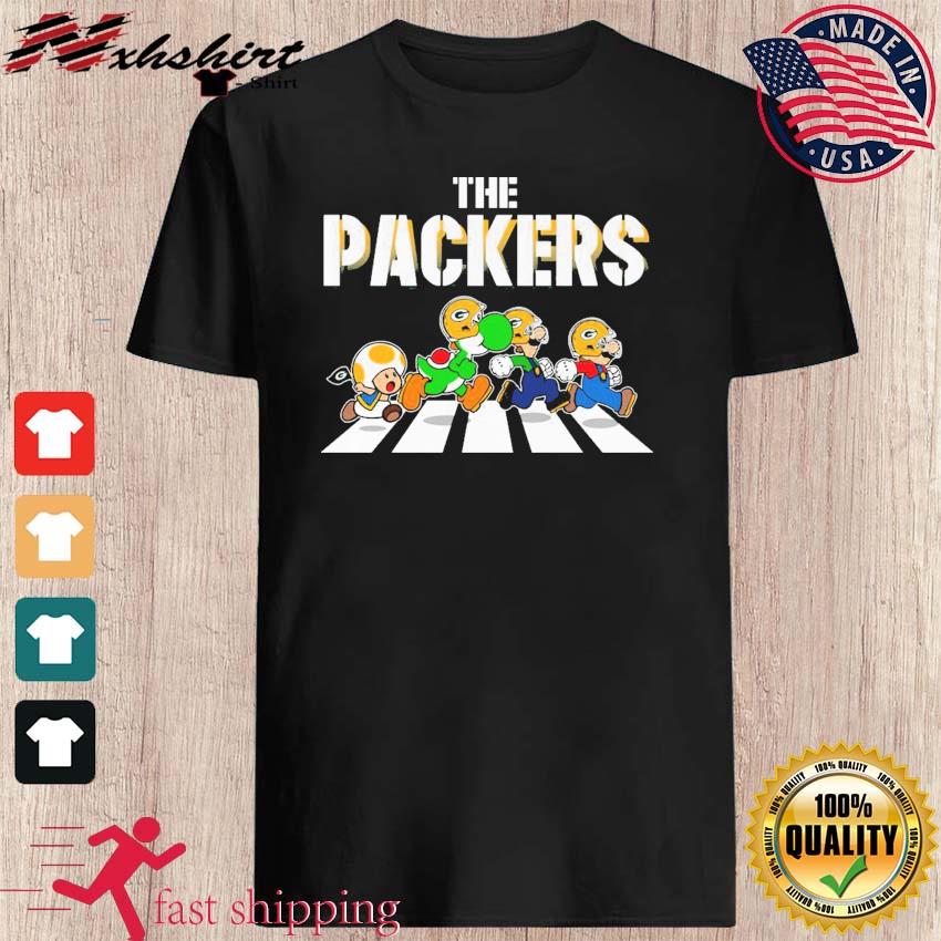 The Packers Super Mario Abbey Road Shirt, hoodie, sweater, long