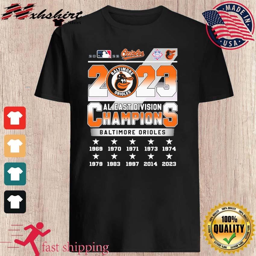 Baltimore Orioles East Division Champs 2023 Postseason T-Shirt