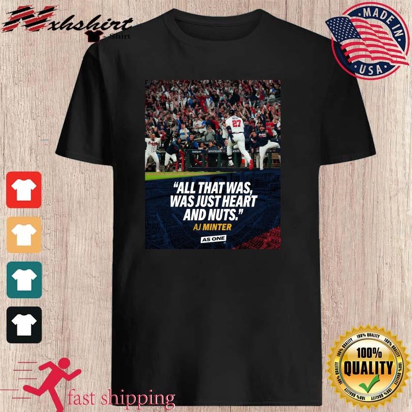 Ipeepz All That Was Was Just Heart and Nuts AJ Minter Shirt