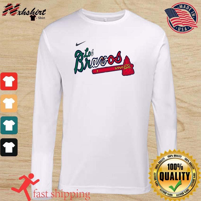 Atlanta Braves Nike Mexico Los Bravos Shirt, hoodie, sweater, long sleeve  and tank top