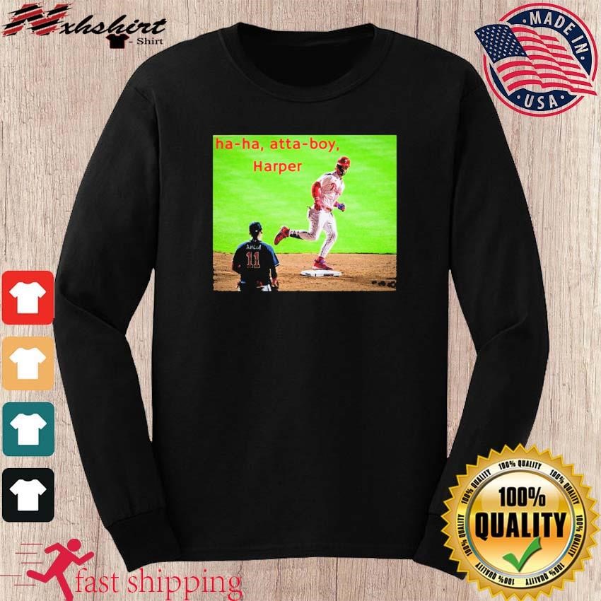 Bryce Harper Stare Down Arcia Baseball shirt, hoodie, sweater and long  sleeve