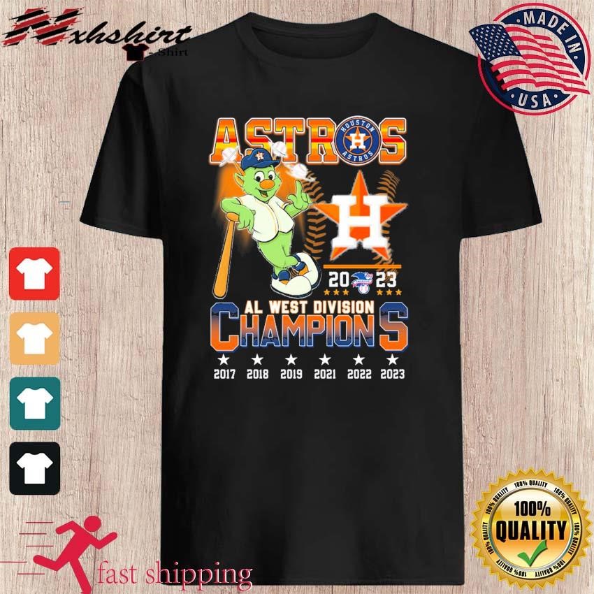 Houston Astros Orbit Mascot AL West Division Champions 2023 Shirt, hoodie,  sweater and long sleeve