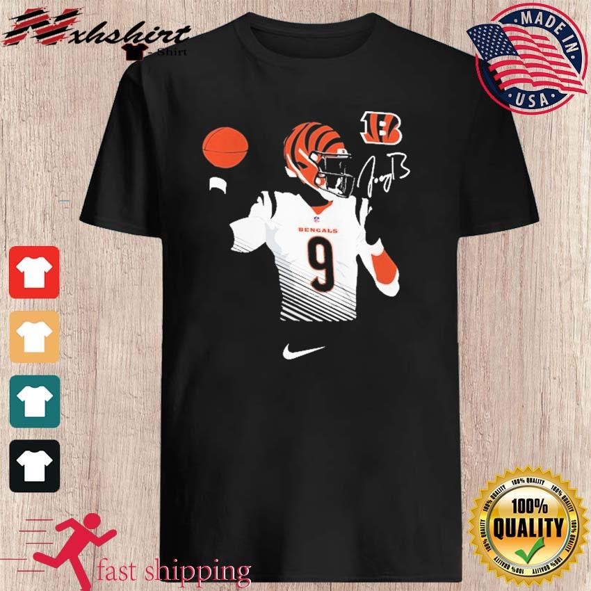 Nike Logo Cincinnati Bengals Shirt - High-Quality Printed Brand