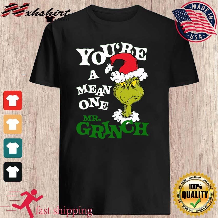 He's a mean one shirt grinch sweater grinch 2023 shirt, hoodie, sweater,  long sleeve and tank top