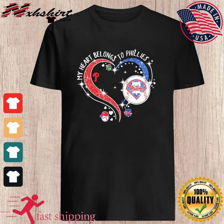 My Heart Belongs To Philadelphia Phillies Shirt