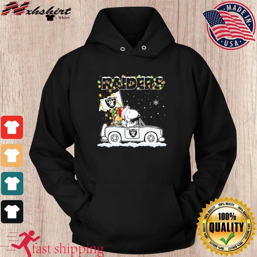 Peanuts Santa Snoopy And Woodstock Las Vegas Raiders On Car