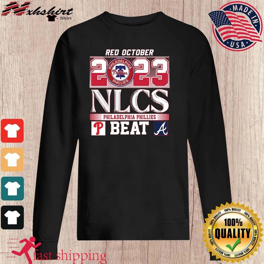 Philadelphia Phillies Red October 2023 NLCS Winner Phillies Beat ...