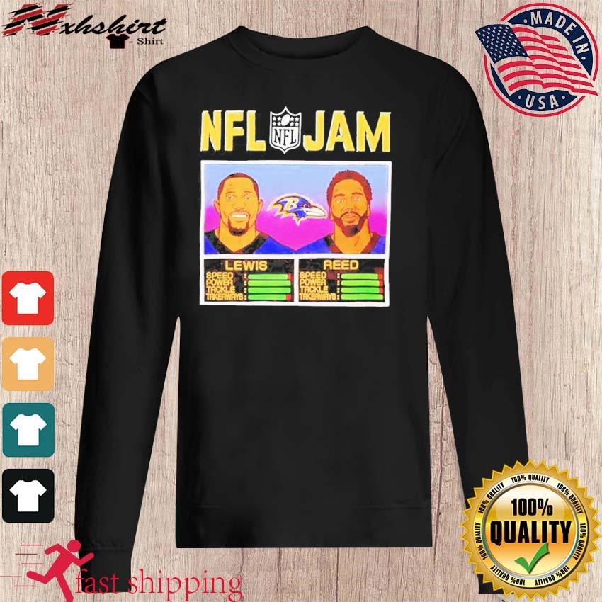 Baltimore Ravens NFL Jam Ray Lewis Ed Reed T-Shirt