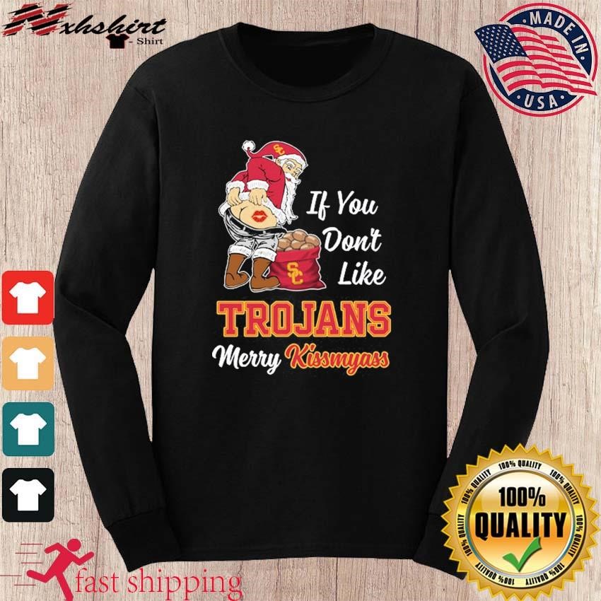 Xmas if you don't like New Orleans Saints football Merry Kissmyass Santa  Claus funny shirt, hoodie, sweater, long sleeve and tank top