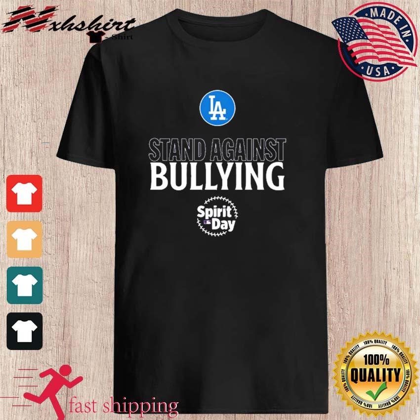 Premium Los Angeles Dodgers Spirit day stand against bullying shirt -  NemoMerch