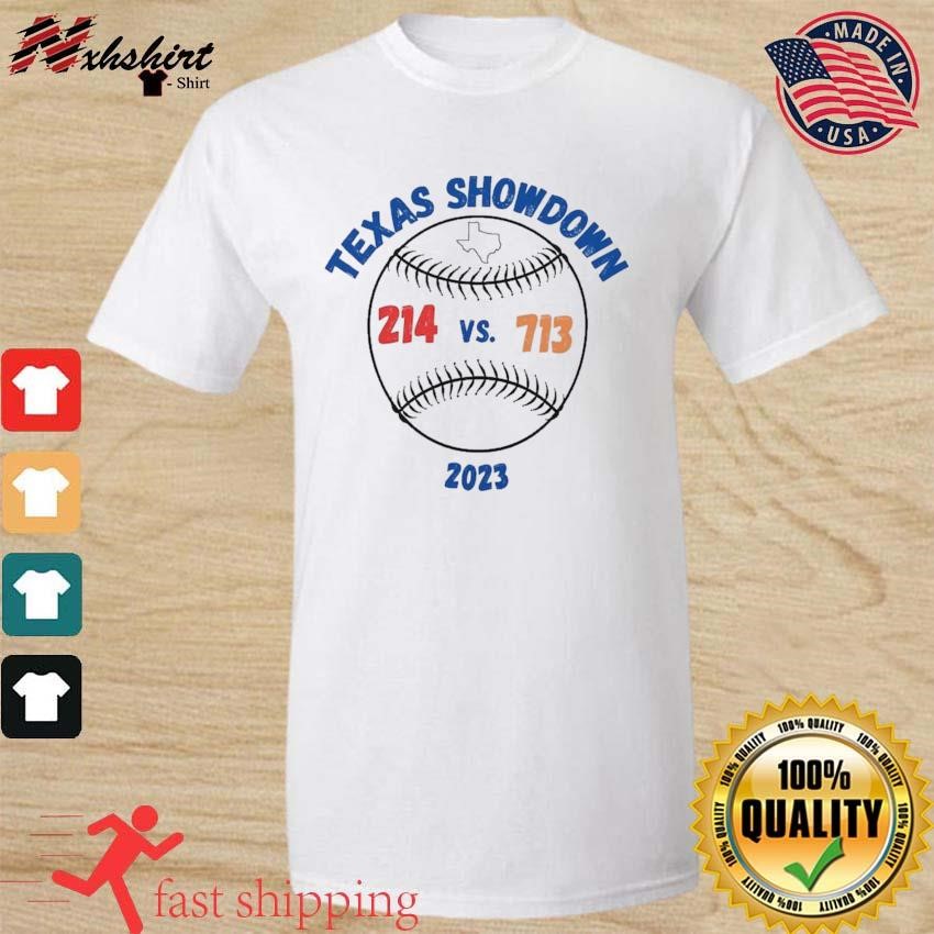 Texas Showdown 2023 Alcs Astros Vs. Rangers 713 Vs 214 T Shirt