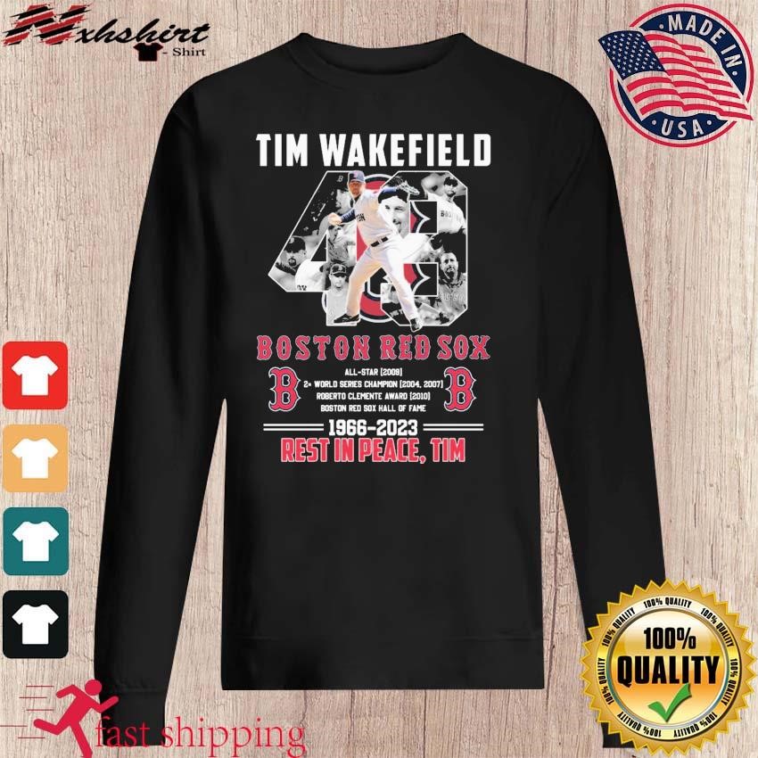 Tim Wakefield Shirt Boston Red Sox Number Kit - High-Quality