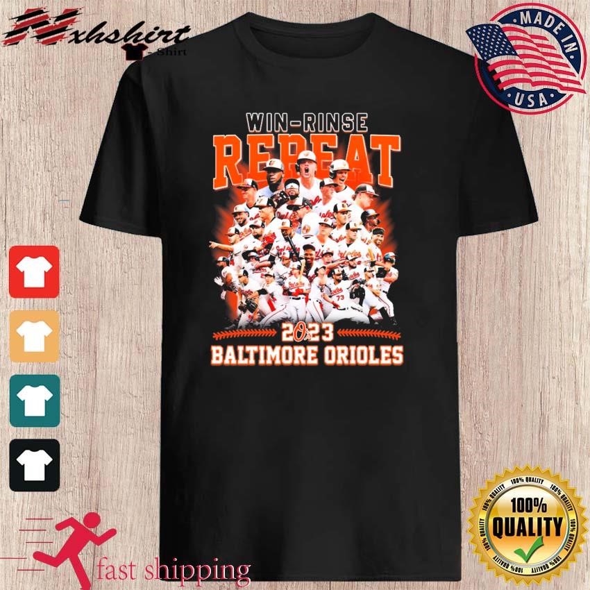 Baltimore Orioles Youth Repeat Logo T-Shirt - Orange