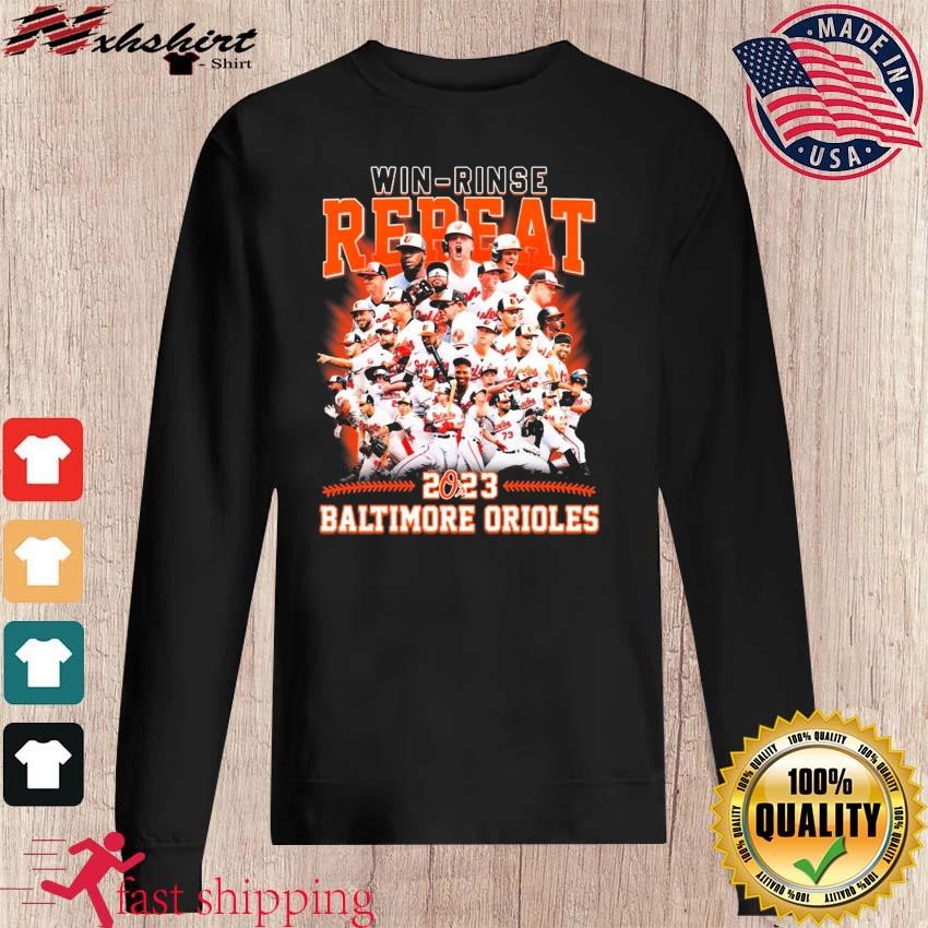 Baltimore Orioles Youth Repeat Logo T-Shirt - Orange