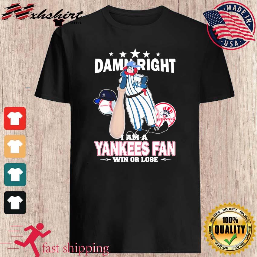 New York Yankees Mascot 2023 shirt, hoodie, sweater, long sleeve